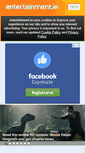 Mobile Screenshot of entertainment.ie