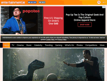Tablet Screenshot of entertainment.ie